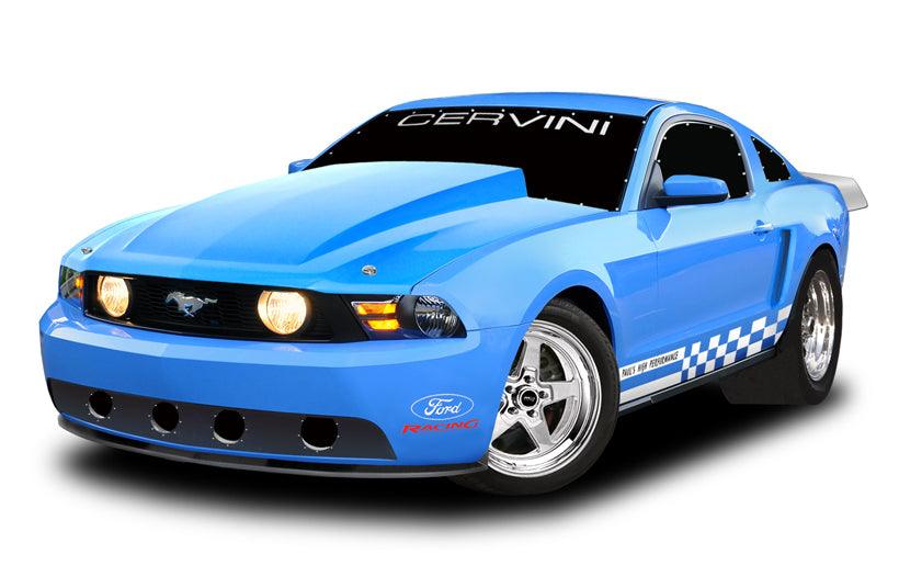 Cervini's 4-Inch Cowl Hood; Unpainted - Mullet Racing Performance