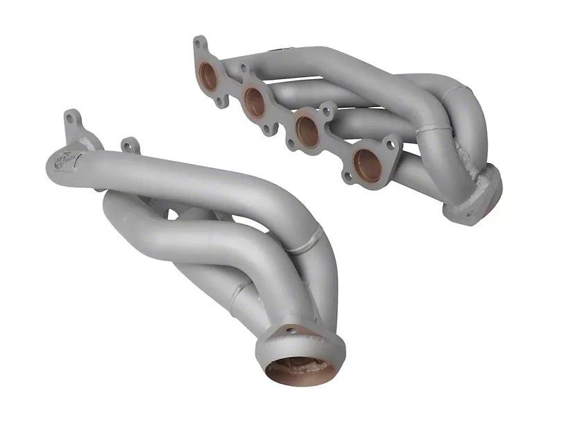 AFE 1-5/8-Inch Twisted Steel Shorty Headers; Titanium Ceramic - Mullet Racing Performance