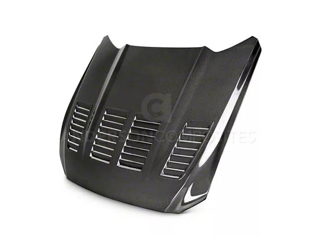 Anderson Composites Type-TW Hood; Double Sided Carbon Fiber - Mullet Racing Performance