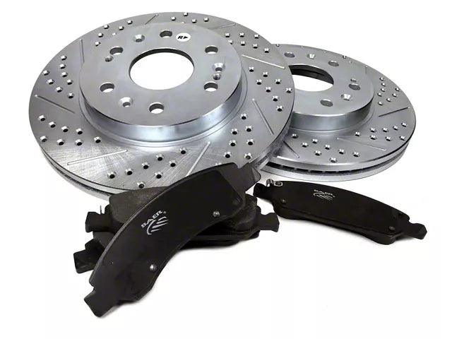 Baer Claw Drilled and Slotted 6-Lug Brake Rotor and Pad Kit; Front - Mullet Racing Performance