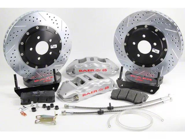 Baer Extreme+ Front Big Brake Kit with 15-Inch Rotors; Silver Calipers - Mullet Racing Performance