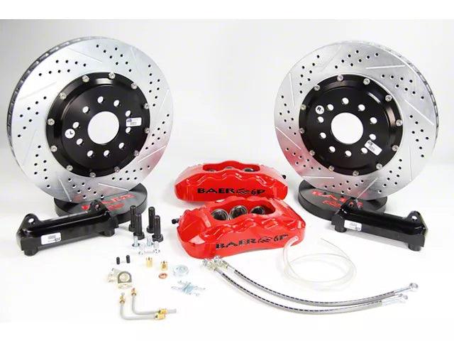 Baer Pro+ Front Big Brake Kit with 14-Inch Rotors; Grabber Blue Calipers - Mullet Racing Performance