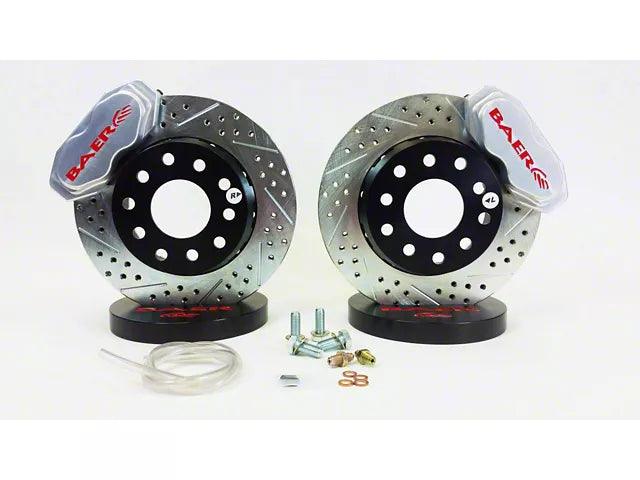 Baer SS4+ Deep Stage Drag Race Front Big Brake Kit with 11-Inch Rotors; Clear Calipers - Mullet Racing Performance