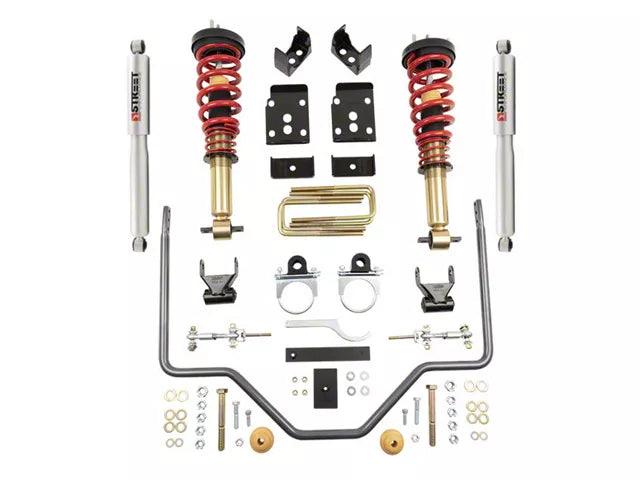 Belltech Performance Handling Lowering Kit; 1 to 3-Inch Front / 5.50-Inch Rear - Mullet Racing Performance