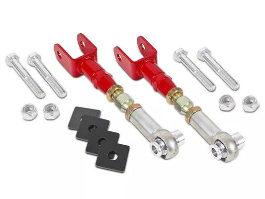 BMR On-Car Adjustable Rear Toe Links; Red - Mullet Racing Performance