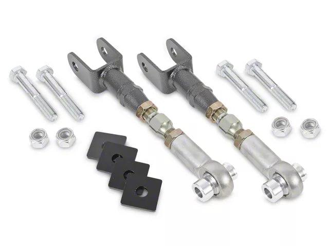 BMR On-Car Adjustable Rear Toe Links; Black Hammertone - Mullet Racing Performance