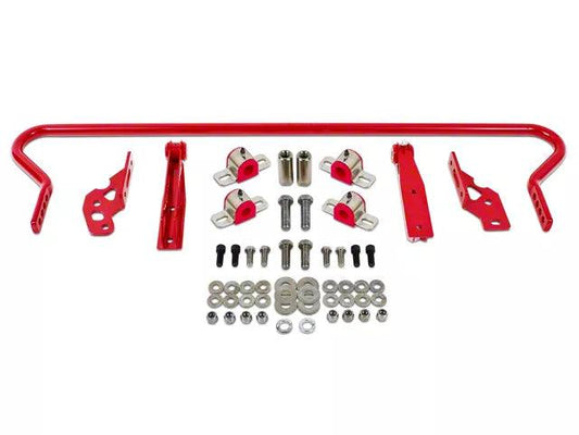 BMR Adjustable Rear Sway Bar with Fabricated End Links; Red - Mullet Racing Performance