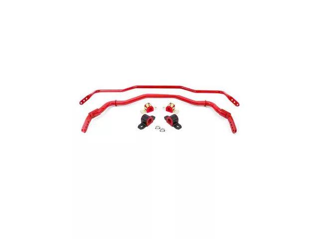 BMR Adjustable Front and Rear Sway Bars; Red - Mullet Racing Performance