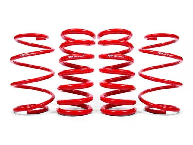 BMR Front and Rear Lowering Springs; Drag Version; Red - Mullet Racing Performance