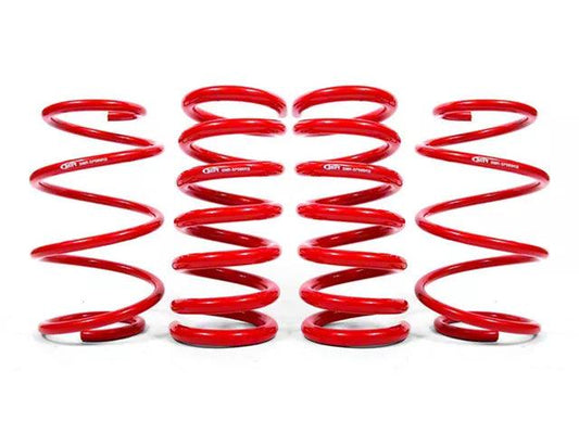 BMR Front and Rear Lowering Springs; Drag Version; Red - Mullet Racing Performance