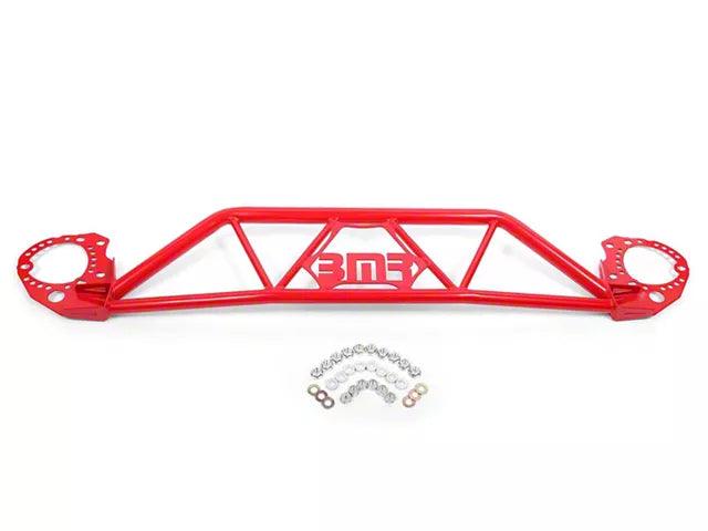 BMR Tubular Strut Tower Brace; Red - Mullet Racing Performance