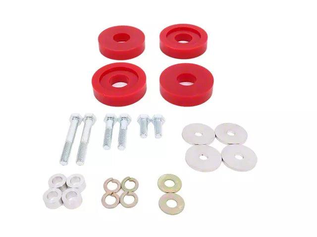 BMR Differential Lockout Bushing Kit; Polyurethane; Red - Mullet Racing Performance