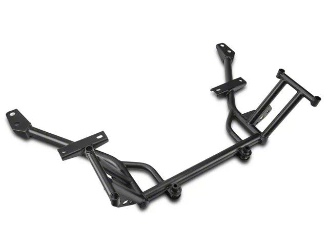 BMR K-Member without Motor Mounts; Standard Rack Mount; Black Hammertone - Mullet Racing Performance