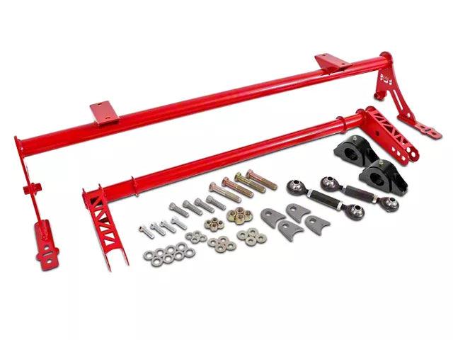 BMR Xtreme Rear Anti-Roll Bar Kit; Delrin; Red - Mullet Racing Performance