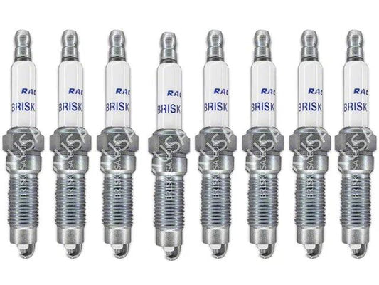 Brisk Silver Racing Spark Plugs; Up to 450HP - Mullet Racing Performance