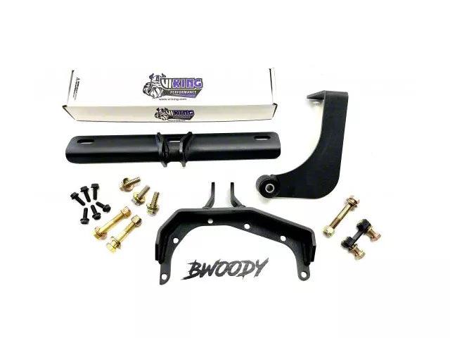 Bwoody Performance Front Differential Brace and Rear Adjustable 8.80-Inch Differential Brace; Red - Mullet Racing Performance