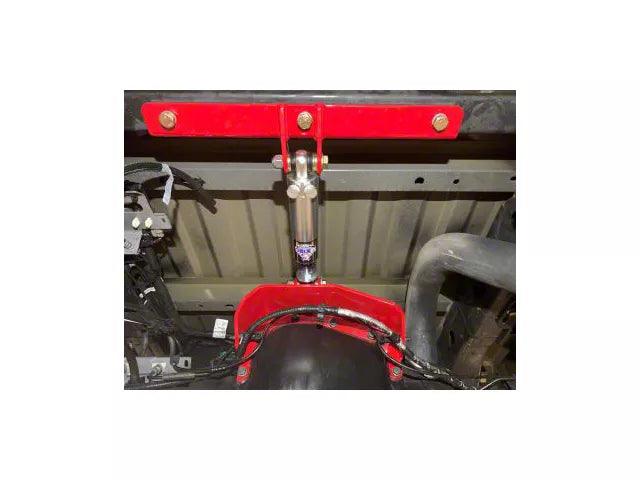 Bwoody Performance Rear Adjustable 9.75-Inch Differential Brace; Red - Mullet Racing Performance