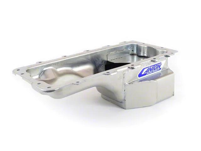 Canton 4.6L/5.4L Modular Rear T-Sump Street Oil Pan; Zinc Plated - Mullet Racing Performance