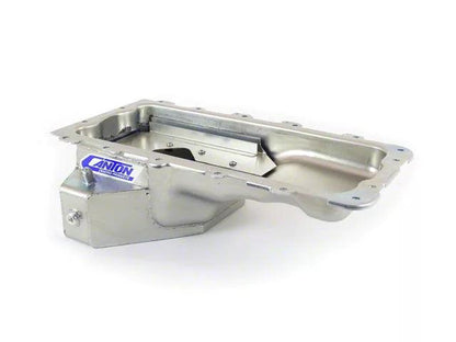 Canton 4.6L/5.4L Modular Rear T-Sump Road Race Oil Pan; Zinc Plated - Mullet Racing Performance