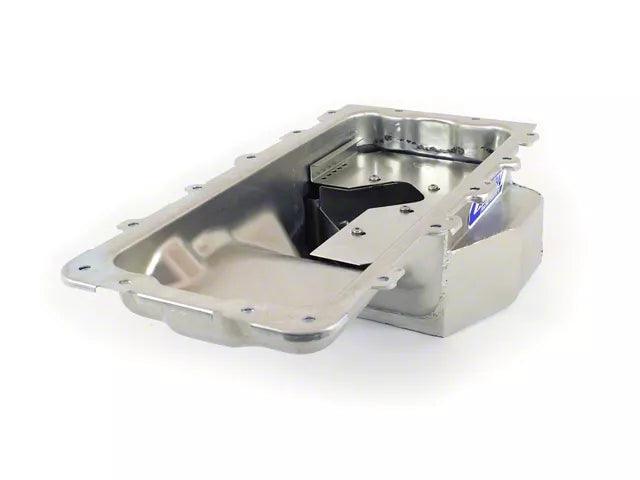 Canton 4.6L/5.4L Modular Rear T-Sump Road Race Oil Pan; Zinc Plated - Mullet Racing Performance