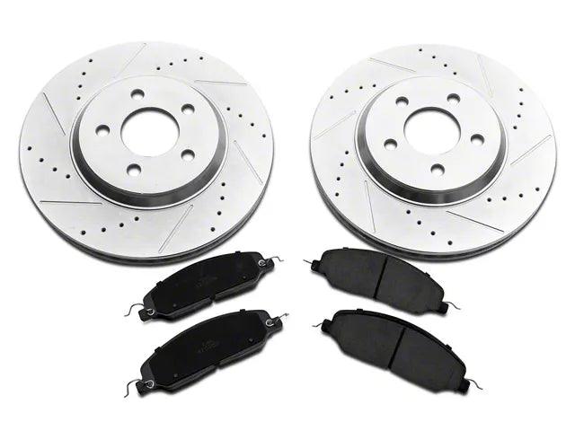 C&L Super Sport Brake Rotor and Pad Kit; Front - Mullet Racing Performance