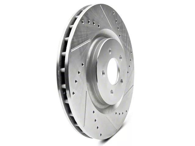 C&L Super Sport Cross-Drilled and Slotted Brake Rotor and Pad Kit; Front - Mullet Racing Performance