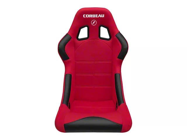 Corbeau Forza Racing Seat; Red Cloth - Mullet Racing Performance