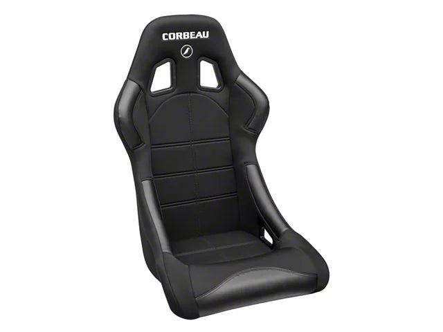 Corbeau Forza Racing Seat; Black Cloth - Mullet Racing Performance