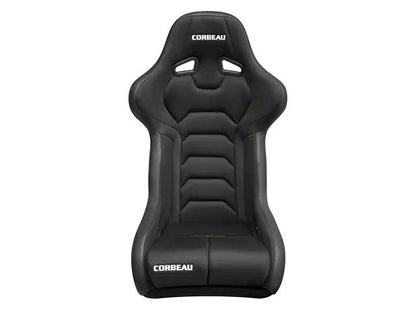 Corbeau FX1 Racing Seat; Black Cloth - Mullet Racing Performance