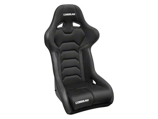 Corbeau FX1 Pro Racing Seat; Black Suede - Mullet Racing Performance