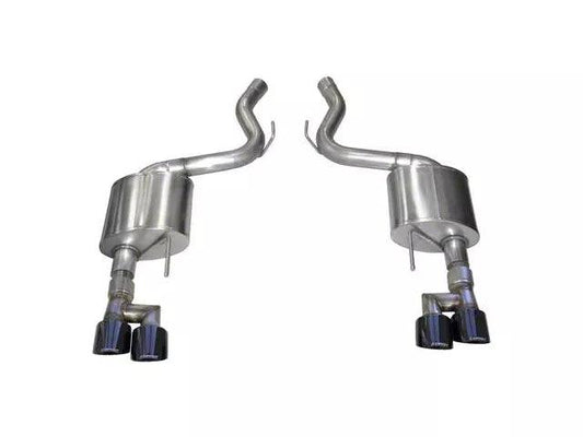 Corsa Performance Sport Axle-Back Exhaust with Black Tips - Mullet Racing Performance