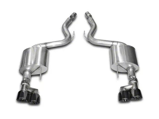 Corsa Performance Sport Axle-Back Exhaust with Black Quad Tips - Mullet Racing Performance