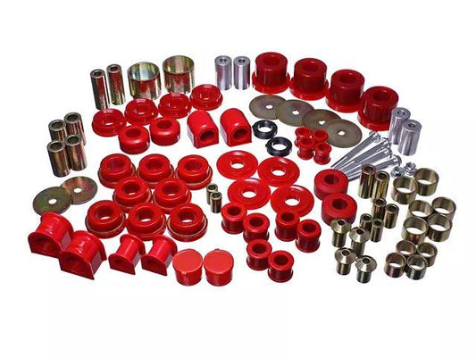 Hyper-Flex System Complete Bushing Kit; Red - Mullet Racing Performance