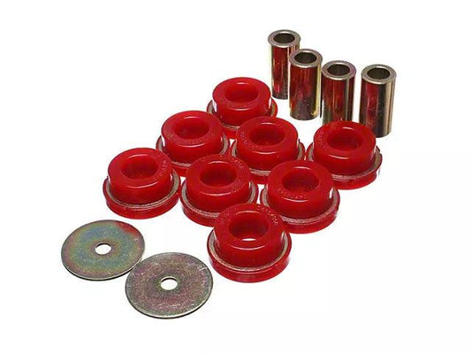 Rear Subframe Bushings; Red - Mullet Racing Performance