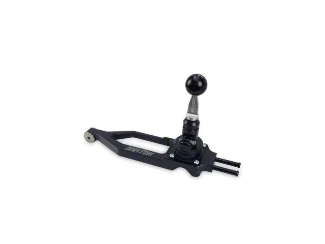 Barton Short Throw Shifter with Brushed Aluminum Flat-Stick and Black Shift Knob - Mullet Racing Performance