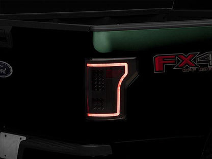 Raxiom LED Tail Lights with Sequential Turn Signals; Black Housing; Clear Lens - Mullet Racing Performance