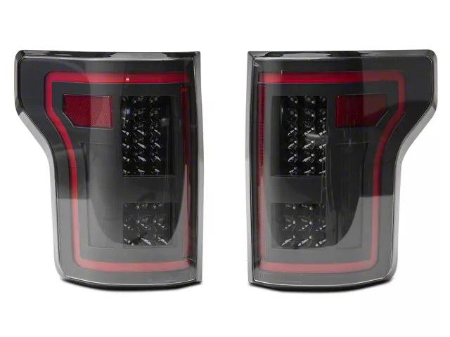 Raxiom LED Tail Lights with Sequential Turn Signals; Black Housing; Clear Lens - Mullet Racing Performance