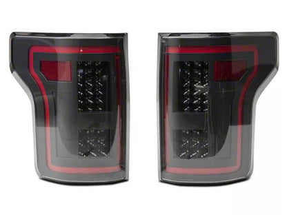 Raxiom LED Tail Lights with Sequential Turn Signals; Black Housing; Clear Lens - Mullet Racing Performance