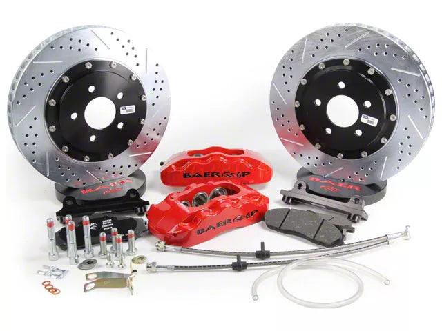 Baer Pro+ Front Big Brake Kit with 14-Inch Rotors; Red Calipers - Mullet Racing Performance