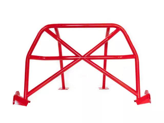 Fathouse Performance 4-Point Bolt-In Roll Bar; Red - Mullet Racing Performance