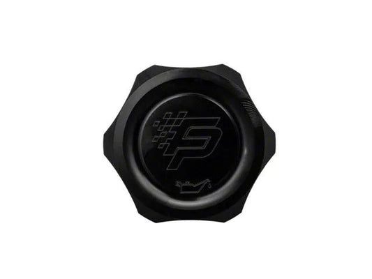 Fathouse Performance Billet Oil Cap; Black - Mullet Racing Performance