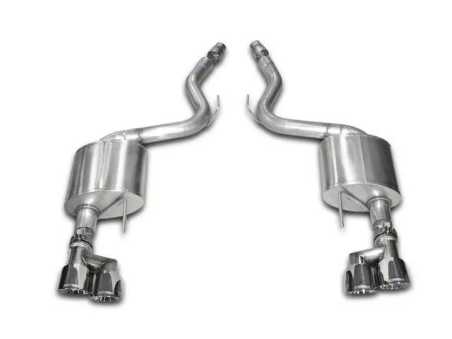 Corsa Performance Sport Axle-Back Exhaust with Polished Quad Tips - Mullet Racing Performance