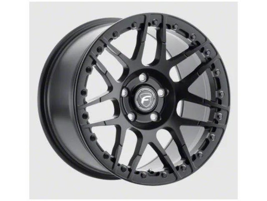 Forgestar F14 Beadlock Satin Black Wheel; Rear Only; 15x10; 25mm Offset - Mullet Racing Performance