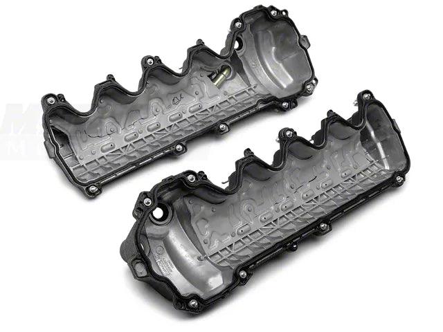 Ford Performance Laser Etched Valve Covers; Black - Mullet Racing Performance