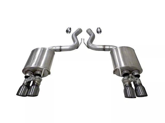 Corsa Performance Sport Axle-Back Exhaust with Gunmetal Tips - Mullet Racing Performance