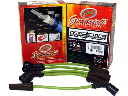 Granatelli Motor Sports MPG Spark Plug Wires; Green - Mullet Racing Performance