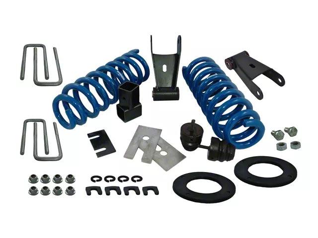 Ground Force Lowering Kit; 1.50-Inch Front / 3-Inch Rear - Mullet Racing Performance