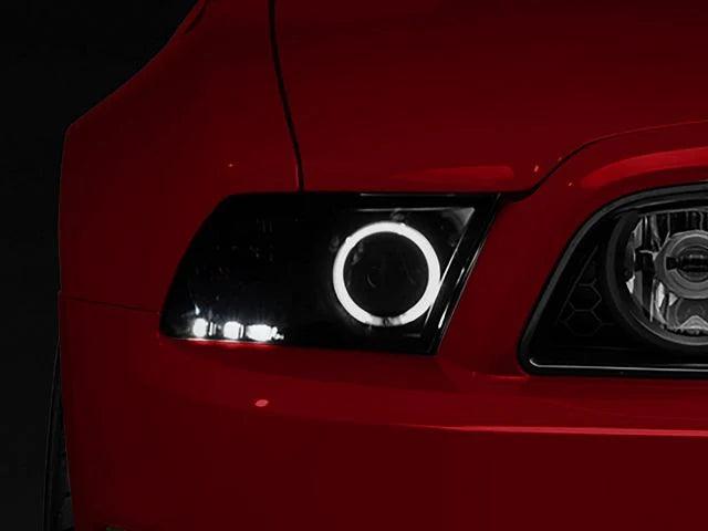 Raxiom LED Halo Projector Headlights; Black Housing; Smoked Lens - Mullet Racing Performance