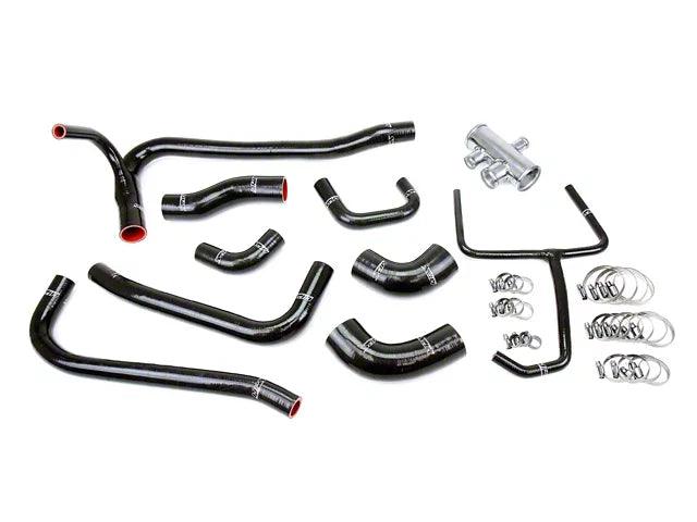 HPS Silicone Radiator Coolant Hose Kit; Black - Mullet Racing Performance