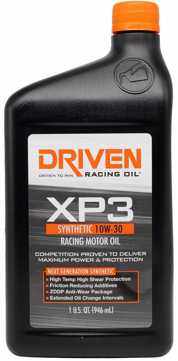 10W30 Driven Racing Oil XP3 Synthetic Racing Motor Oil - Mullet Racing Performance